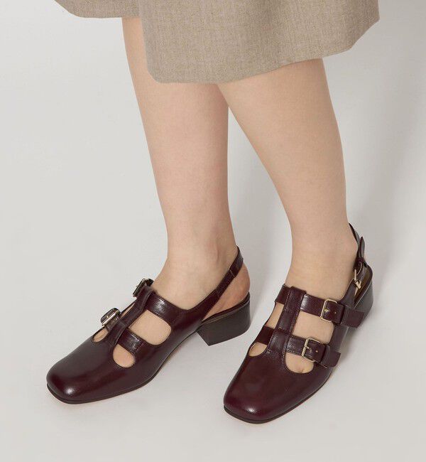 ODETTE E ODILE「トリプルベルトバックベルト パンプス35&uarr;」|パンプス|