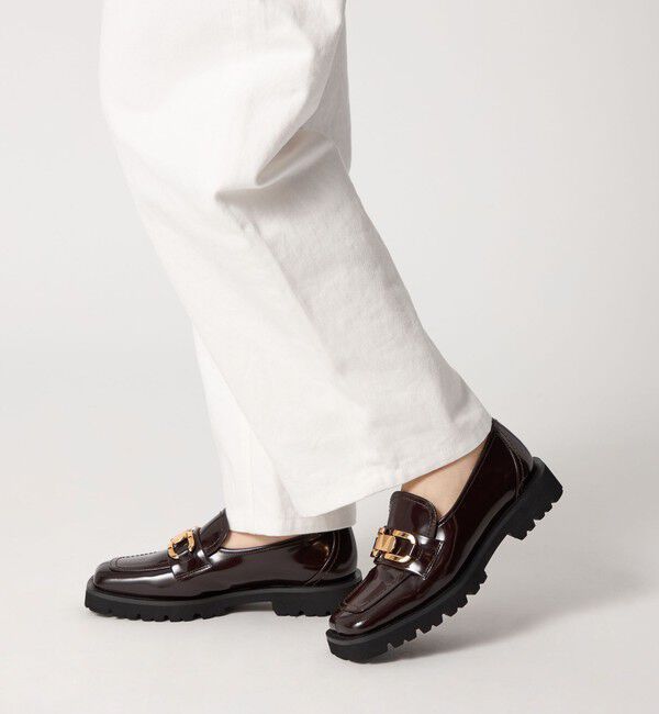 ODETTE E ODILE「ラグソールビットモカ フラット35&uarr;」|ローファー|