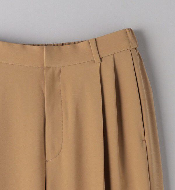 UNITED ARROWS「ポリエステル 2タック ワイドパンツ」|スラックス|