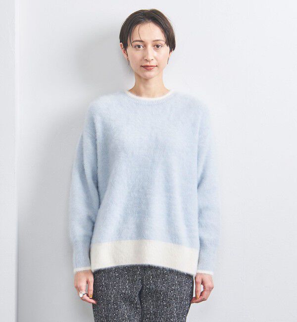 UNITED ARROWS「フォックス カシミヤ クルーネック ニット」|ニット・セーター|