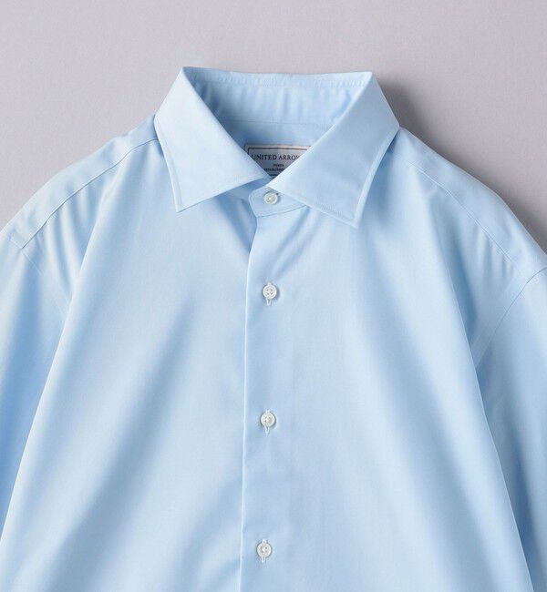 UNITED ARROWS「イージーケア AG ブロードセミワイド シャツ ―抗菌防臭―」|シャツ・ブラウス|