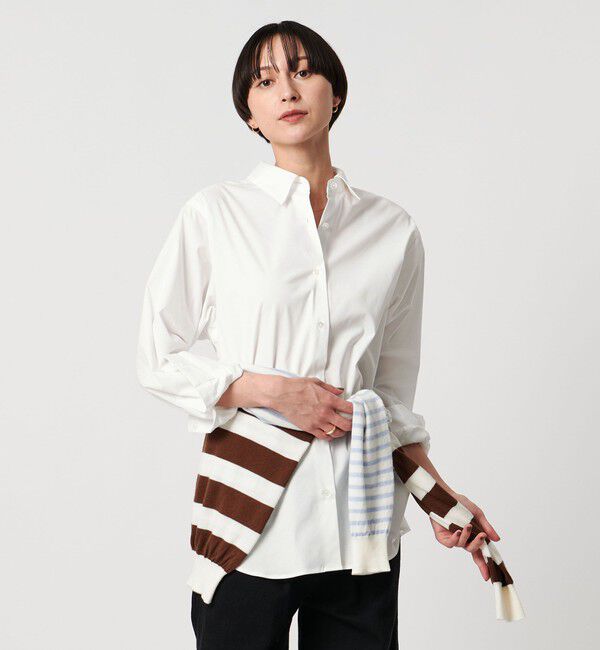 UNITED ARROWS「ロング カフス レギュラー カラー シャツ」|シャツ・ブラウス|