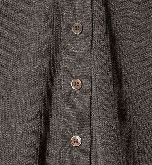 UNITED ARROWS「18G ウール リブ カーディガン」|カーディガン|