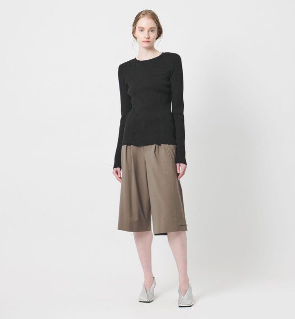 AEWEN MATOPH「＜AEWEN MATOPH＞コットンカシミヤミックス ショルダーパッドニット」|ニット・セーター|