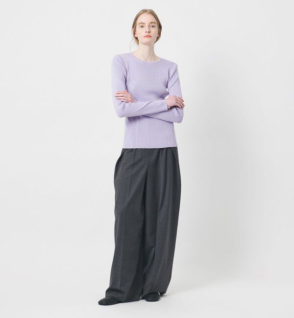 AEWEN MATOPH「＜AEWEN MATOPH＞コットンカシミヤミックス ショルダーパッドニット」|ニット・セーター|