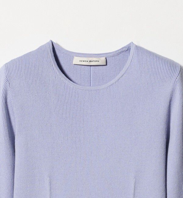 AEWEN MATOPH「＜AEWEN MATOPH＞コットンカシミヤミックス ショルダーパッドニット」|ニット・セーター|