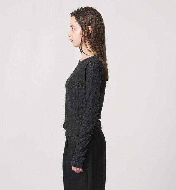 ASTRAET「＜ASTRAET＞レース クルーネックカットソー」|Tシャツ・カットソー|