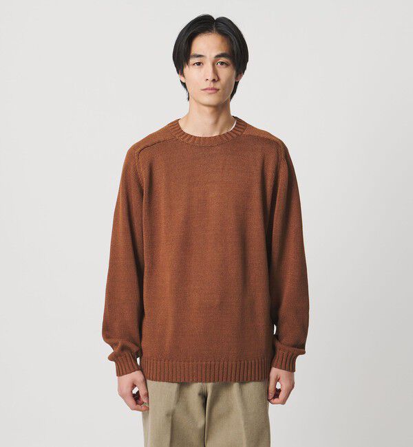 UNITED ARROWS「テープヤーン 天竺編み  クルーネック サマーニット」|ニット・セーター|