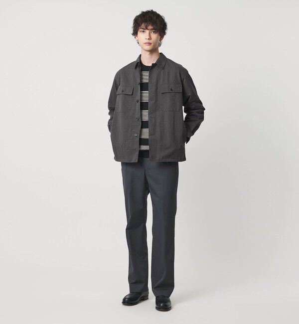 UNITED ARROWS「ツイル ミリタリー オーバーシャツ」|シャツ・ブラウス|