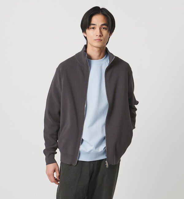 UNITED ARROWS「コットン/ポリエステル アゼ ドライバーズ ニット」|カーディガン|