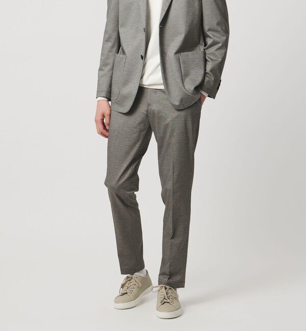 UNITED ARROWS「モックロディ ノープリーツ パンツ UA COZY ウォッシャブル ストレッチ」|テーラードジャケット|