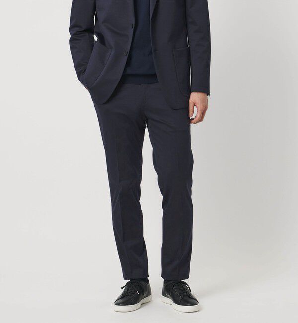 UNITED ARROWS「モックロディ ノープリーツ パンツ UA COZY ウォッシャブル ストレッチ」|テーラードジャケット|