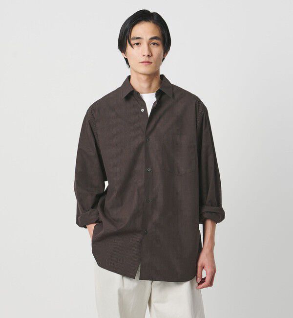 UNITED ARROWS「カリビアーナミルズ ポプリン レギュラーカラーシャツ」|シャツ・ブラウス|