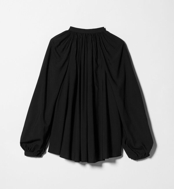 UNITED ARROWS「プリーツ ボリュームスリーブ ブラウス ‐ウォッシャブル‐」|シャツ・ブラウス|