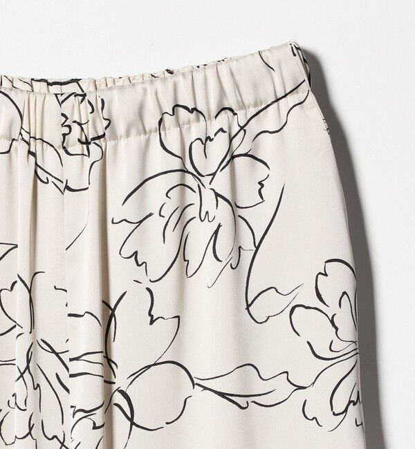 UNITED ARROWS「アブストラクトフラワー パンツ ‐ウォッシャブル‐」|チノ|