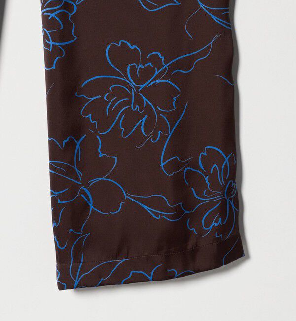 UNITED ARROWS「アブストラクトフラワー パンツ ‐ウォッシャブル‐」|チノ|