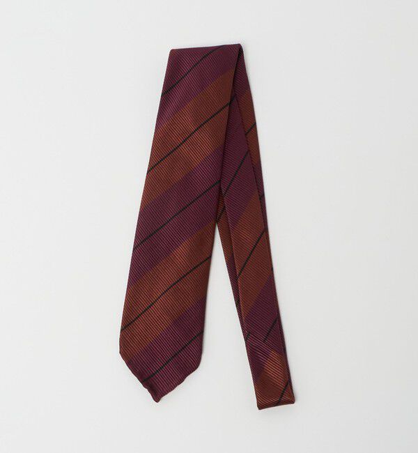 UNITED ARROWS「＜SOVEREIGN＞マルチストライプ ネクタイ」|ネクタイ・蝶ネクタイ|WINE