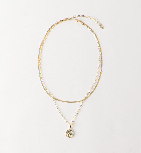 UNITED ARROWS green label relaxing「スネークチェーン＆コイン 3WAY ネックレス」|ネックレス|