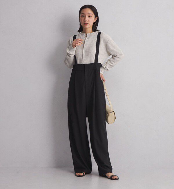 UNITED ARROWS green label relaxing「＜at ease＞ヘンリーネック ワッフル プルオーバー カットソー」|Tシャツ・カットソー|