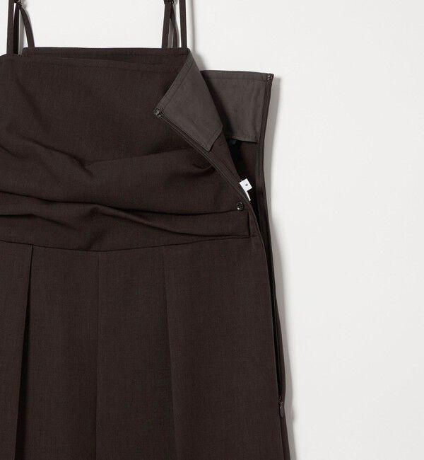 EMMEL REFINES「＜EMMEL REFINES＞EM ラップライク タック サロペット」|オールインワン|