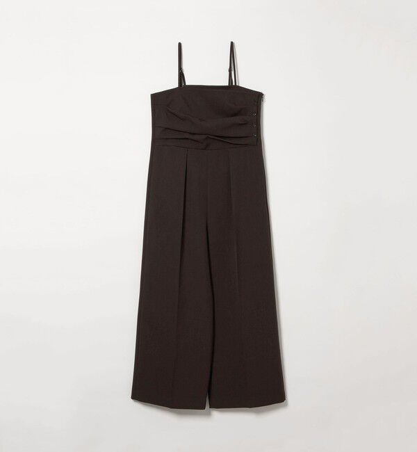 EMMEL REFINES「＜EMMEL REFINES＞EM ラップライク タック サロペット」|オールインワン|