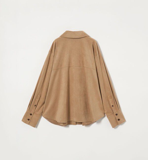 EMMEL REFINES「＜EMMEL REFINES＞EM スウェード ライク トロミ シャツ」|シャツ・ブラウス|