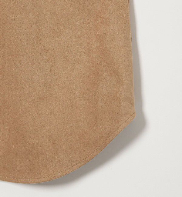 EMMEL REFINES「＜EMMEL REFINES＞EM スウェード ライク トロミ シャツ」|シャツ・ブラウス|