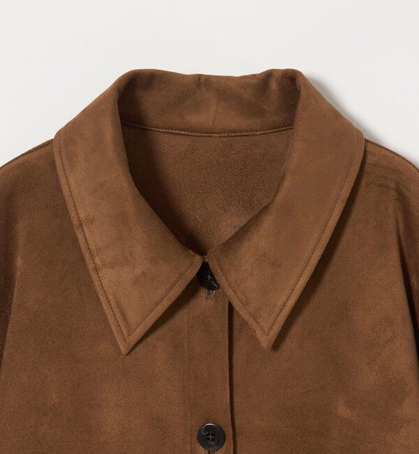 EMMEL REFINES「＜EMMEL REFINES＞EM スウェード ライク トロミ シャツ」|シャツ・ブラウス|