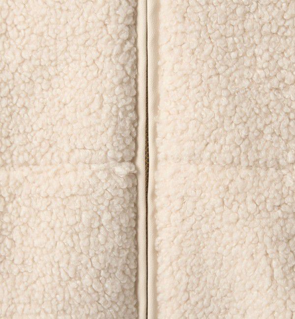 UNITED ARROWS green label relaxing「［size SHORTあり］ボア ノーカラー ブルゾン」|ブルゾン・スタジャン|