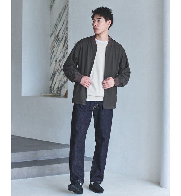 UNITED ARROWS green label relaxing「FREELITCH リブ ブルゾン -ストレッチ-」|ブルゾン・スタジャン|