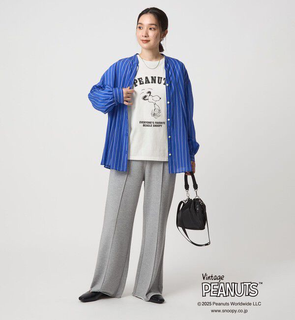 UNITED ARROWS green label relaxing「＜at ease＞PEANUTS ロングスリーブ カットソー」|Tシャツ・カットソー|