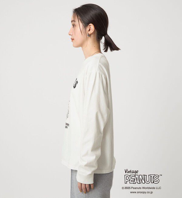UNITED ARROWS green label relaxing「＜at ease＞PEANUTS ロングスリーブ カットソー」|Tシャツ・カットソー|