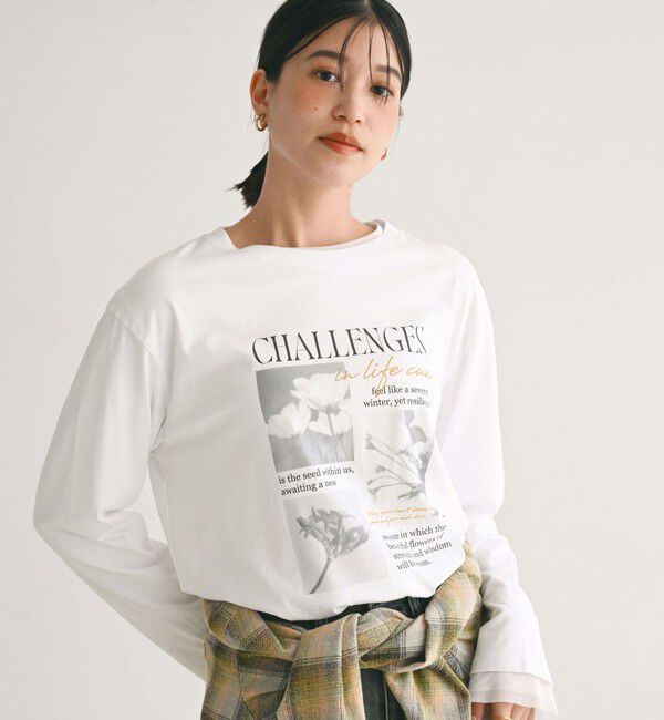 UNITED ARROWS green label relaxing「【WEB限定】＜at ease＞フォト ロングスリーブ Tシャツ」|Tシャツ・カットソー|その他2