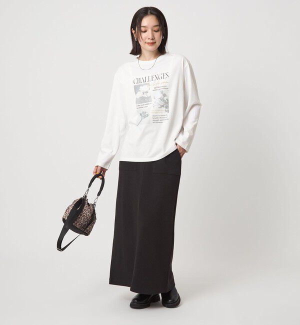 UNITED ARROWS green label relaxing「【WEB限定】＜at ease＞フォト ロングスリーブ Tシャツ」|Tシャツ・カットソー|