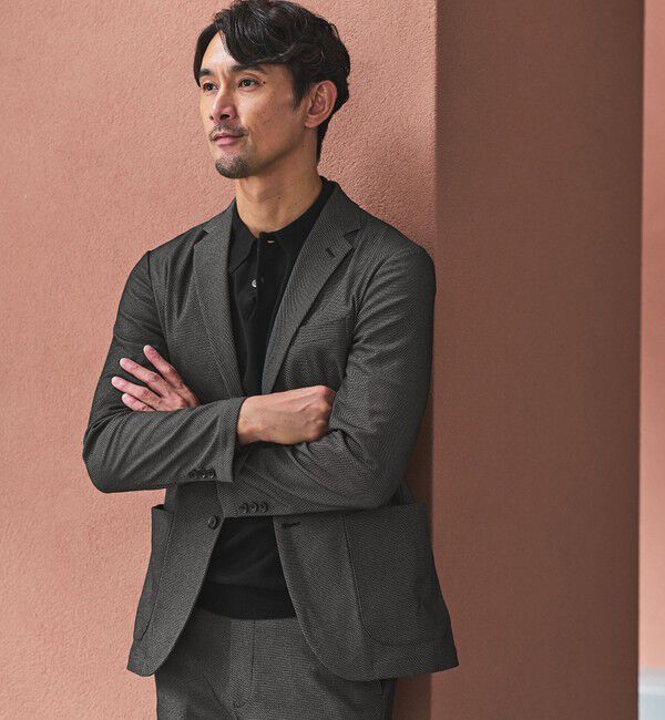 UNITED ARROWS green label relaxing「【WEB限定】JUST fit ジャケイン ニットポロ」|ニット・セーター|