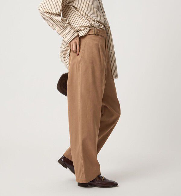 UNITED ARROWS green label relaxing「ベルテッド フォルム パンツ」|その他|