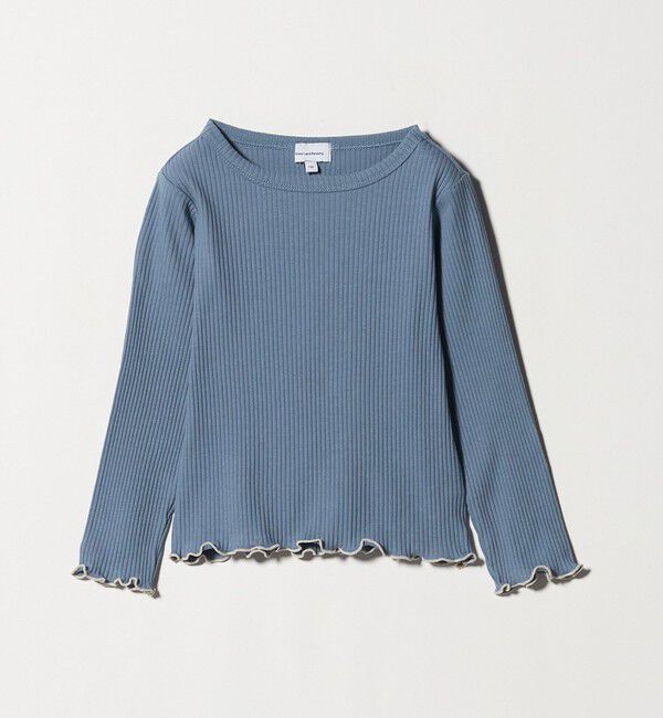 UNITED ARROWS green label relaxing「起毛レースキャミ&times;テレコロング Tシャツ セット / キッズ」|Tシャツ・カットソー|