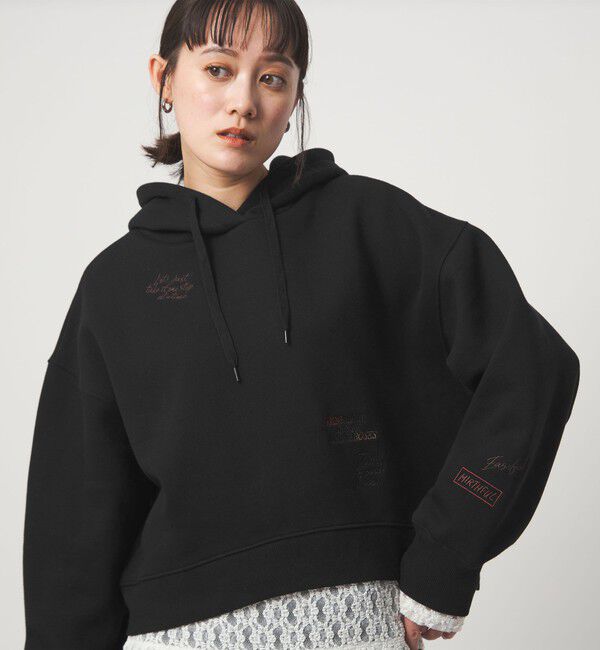 UNITED ARROWS green label relaxing「【WEB限定】＜at ease＞エンブロイダリ― フーディ―」|パーカー|