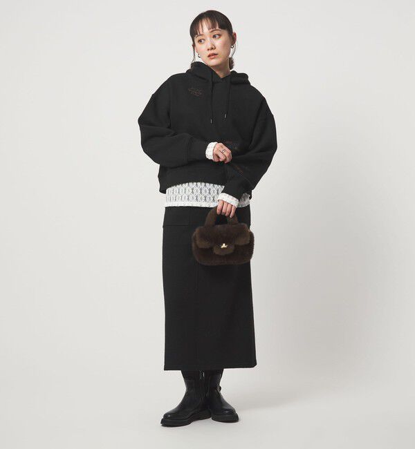 UNITED ARROWS green label relaxing「【WEB限定】＜at ease＞エンブロイダリ― フーディ―」|パーカー|