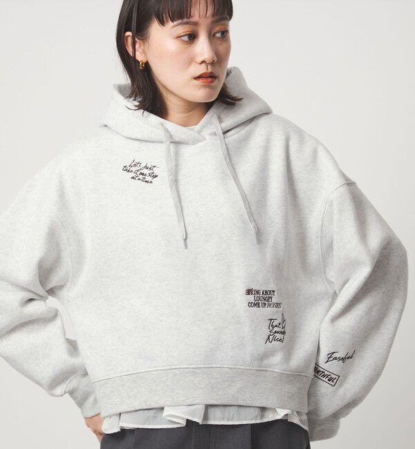 UNITED ARROWS green label relaxing「【WEB限定】＜at ease＞エンブロイダリ― フーディ―」|パーカー|