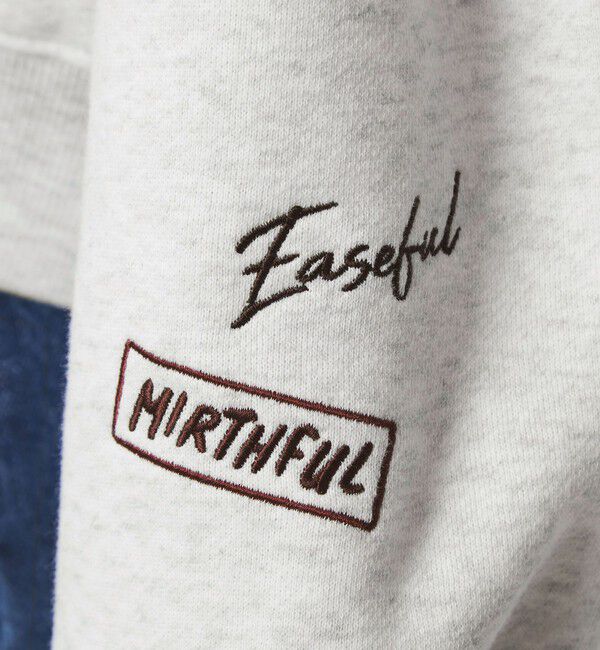 UNITED ARROWS green label relaxing「【WEB限定】＜at ease＞エンブロイダリ― フーディ―」|パーカー|