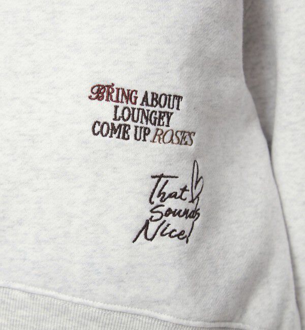 UNITED ARROWS green label relaxing「【WEB限定】＜at ease＞エンブロイダリ― フーディ―」|パーカー|