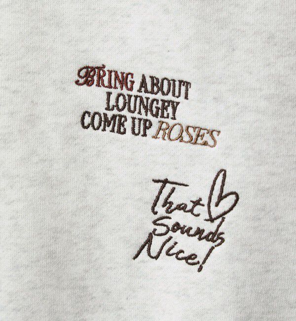 UNITED ARROWS green label relaxing「【WEB限定】＜at ease＞エンブロイダリ― フーディ―」|パーカー|