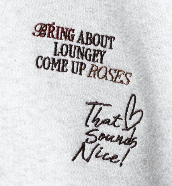 UNITED ARROWS green label relaxing「【WEB限定】＜at ease＞エンブロイダリ― フーディ―」|パーカー|