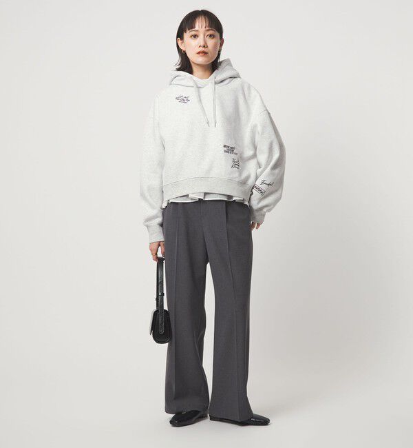 UNITED ARROWS green label relaxing「【WEB限定】＜at ease＞エンブロイダリ― フーディ―」|パーカー|