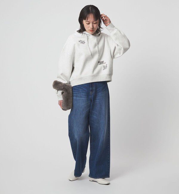 UNITED ARROWS green label relaxing「【WEB限定】＜at ease＞エンブロイダリ― フーディ―」|パーカー|