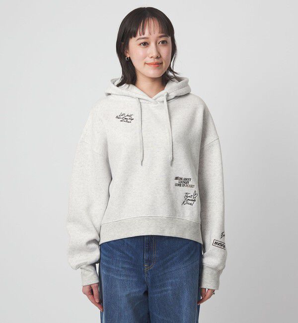 UNITED ARROWS green label relaxing「【WEB限定】＜at ease＞エンブロイダリ― フーディ―」|パーカー|