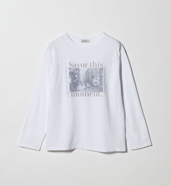 UNITED ARROWS green label relaxing「【WEB限定】＜at ease＞アソート フォト  ロングスリーブ カットソー」|Tシャツ・カットソー|
