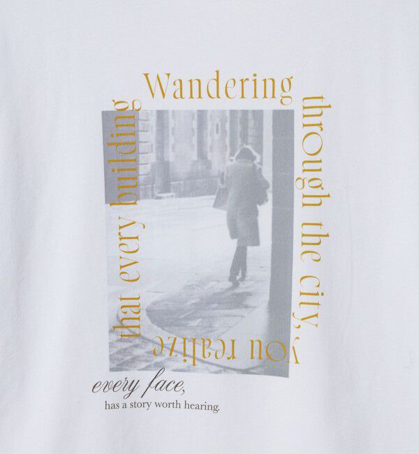 UNITED ARROWS green label relaxing「【WEB限定】＜at ease＞アソート フォト  ロングスリーブ カットソー」|Tシャツ・カットソー|