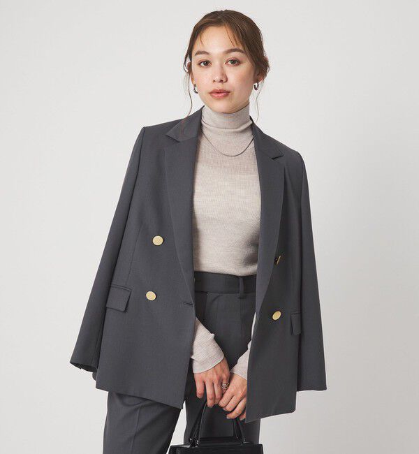 UNITED ARROWS green label relaxing「ウール シアー リブ タートルネック ニット ウォッシャブル」|ニット・セーター|